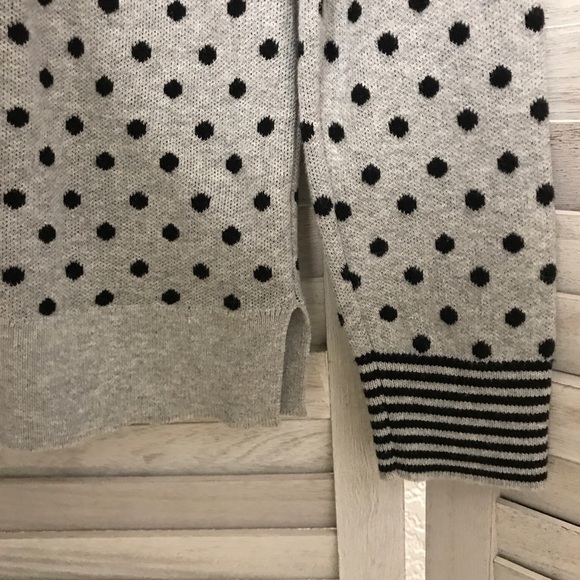ANN Taylor LOFT Cotton Polka-dot sweater - Picture 5 of 6
